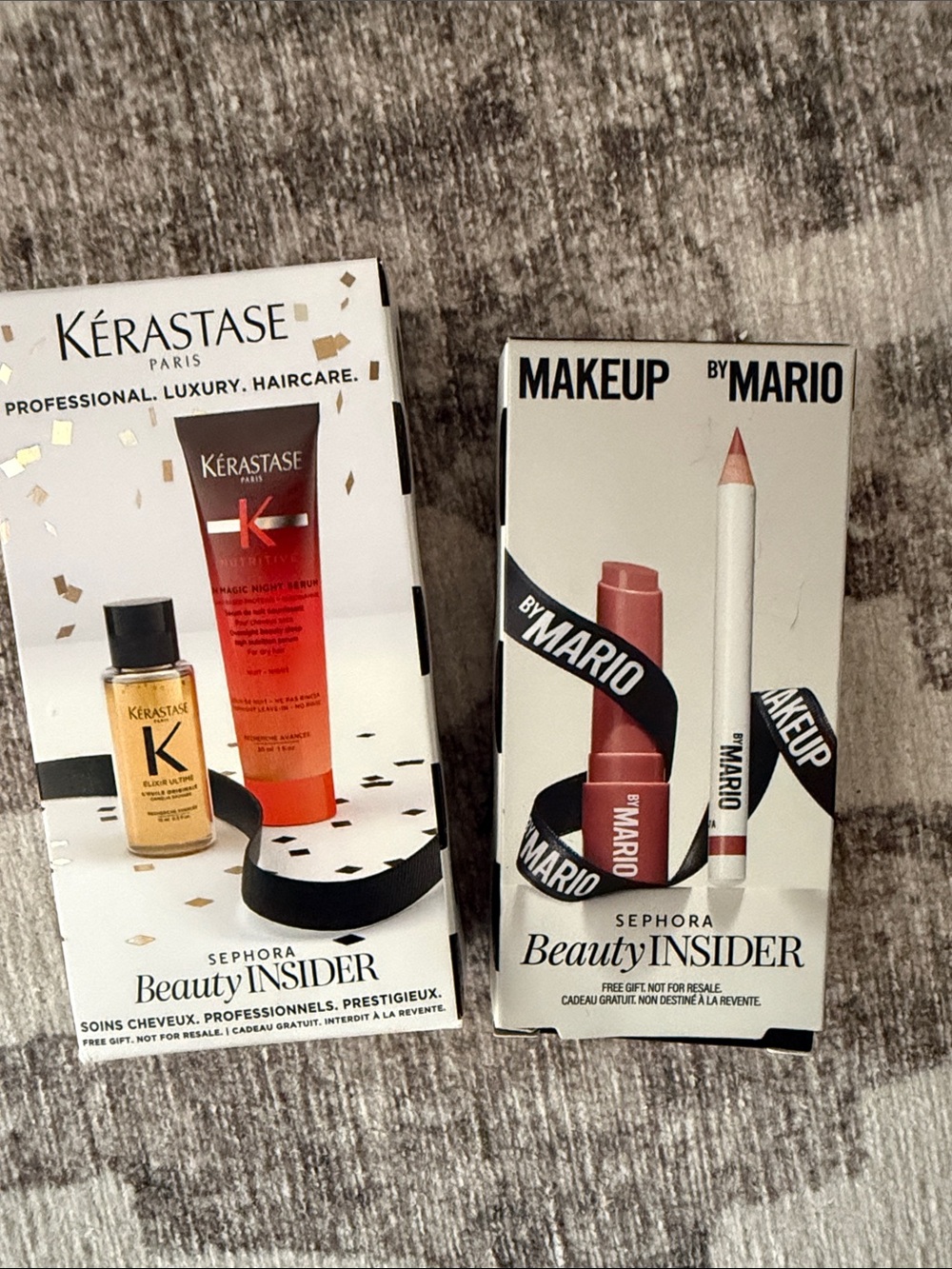 Makeup By Mario Lip Crayon & Lip Pencil Set and Kerastase hair duo